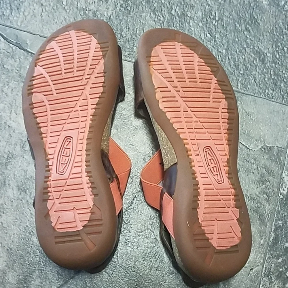 Keen Dynamic Elastic Strap‎ Leather Sandal 10